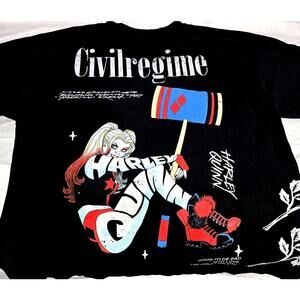 Civil Regime  "Harley's Rose 199X" oversized Large (sample tee, no tag on back)